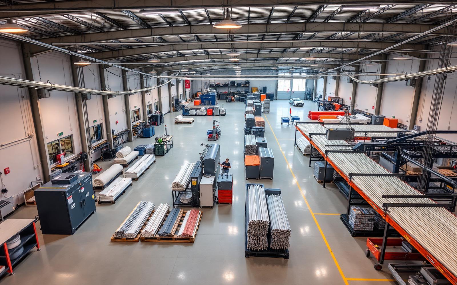 Outdoor manufacturing facility